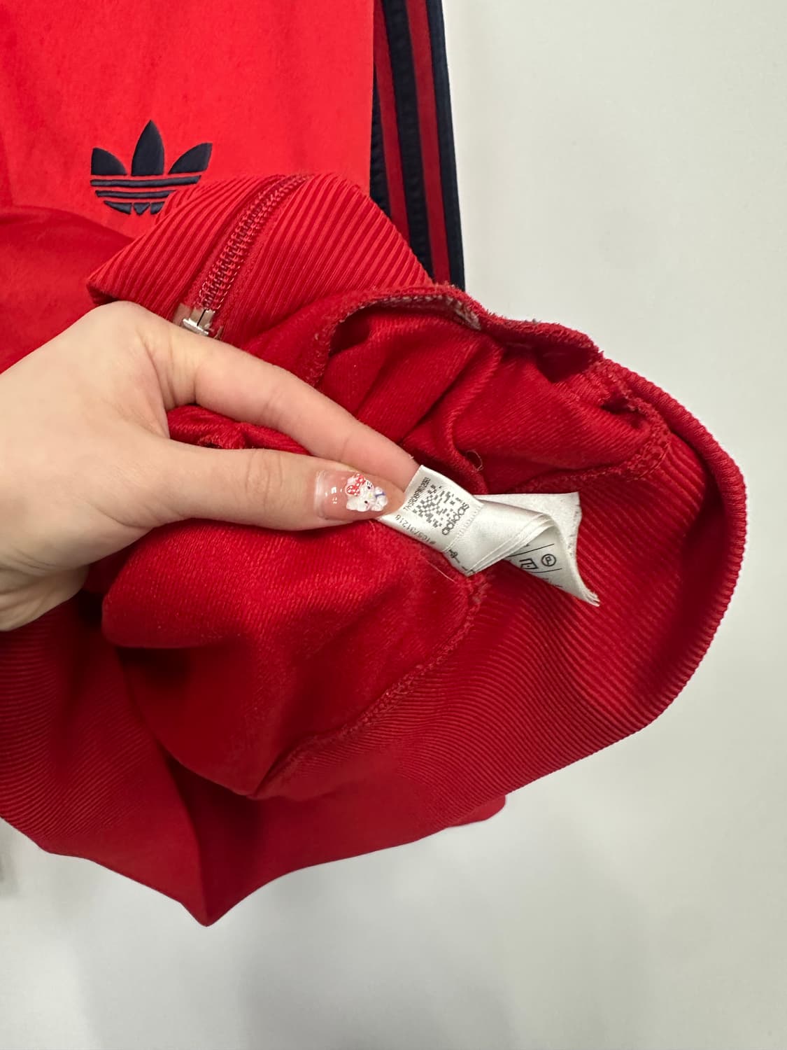 아디다스 버건디 구파이어버드 져지 트랙탑  상품이미지5