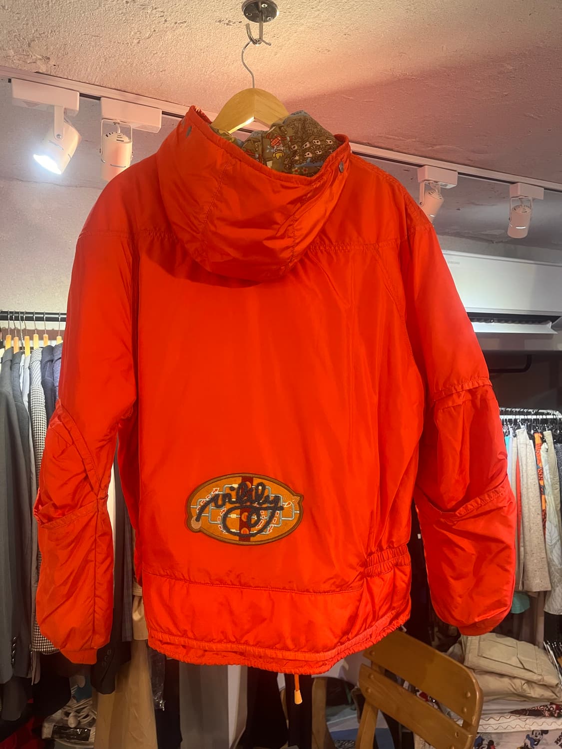 오일릴리 카툰 라이닝 후드 점퍼 상품이미지2