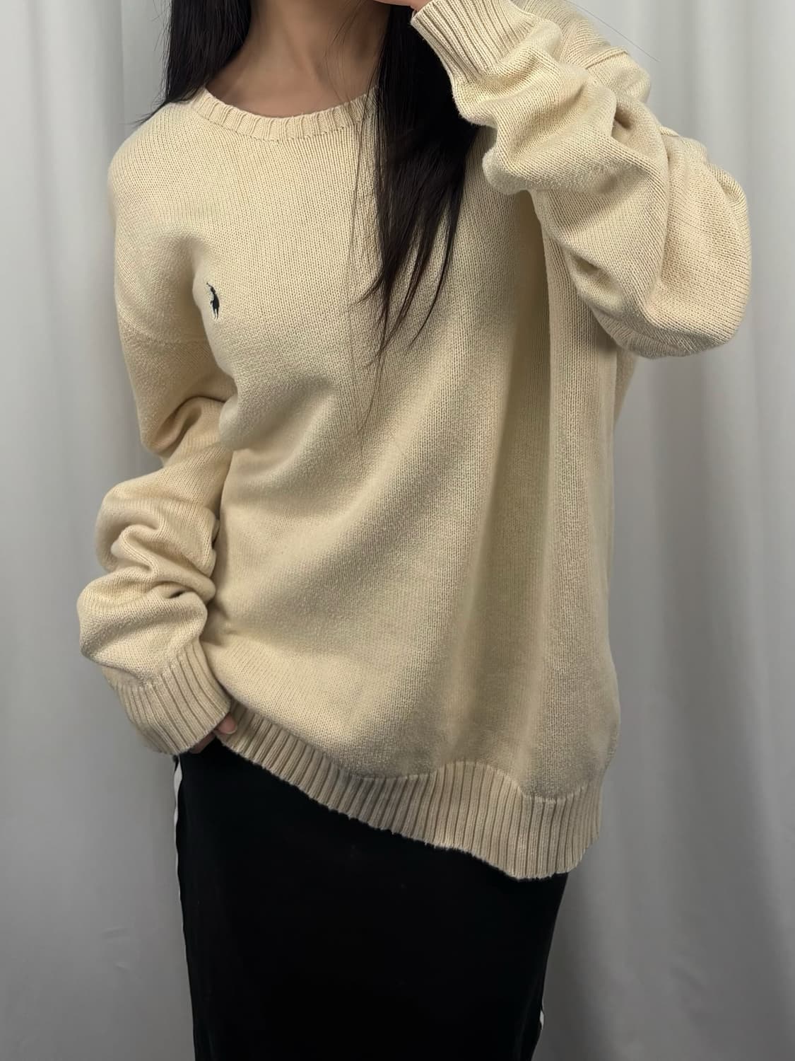 폴로 코튼 니트 상품이미지2