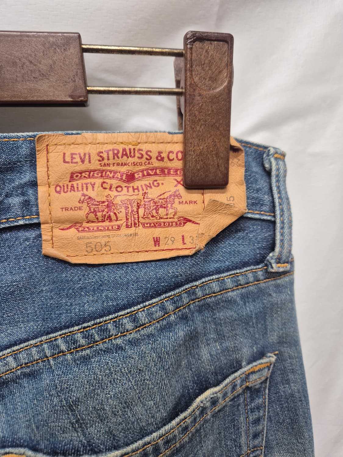 리바이스 505 데님 일판 상품이미지3