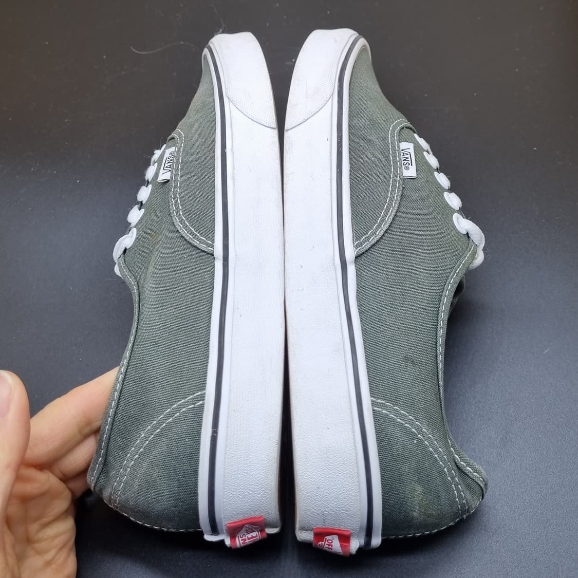 반스 어센틱 카키 스니커즈 250 상품이미지5