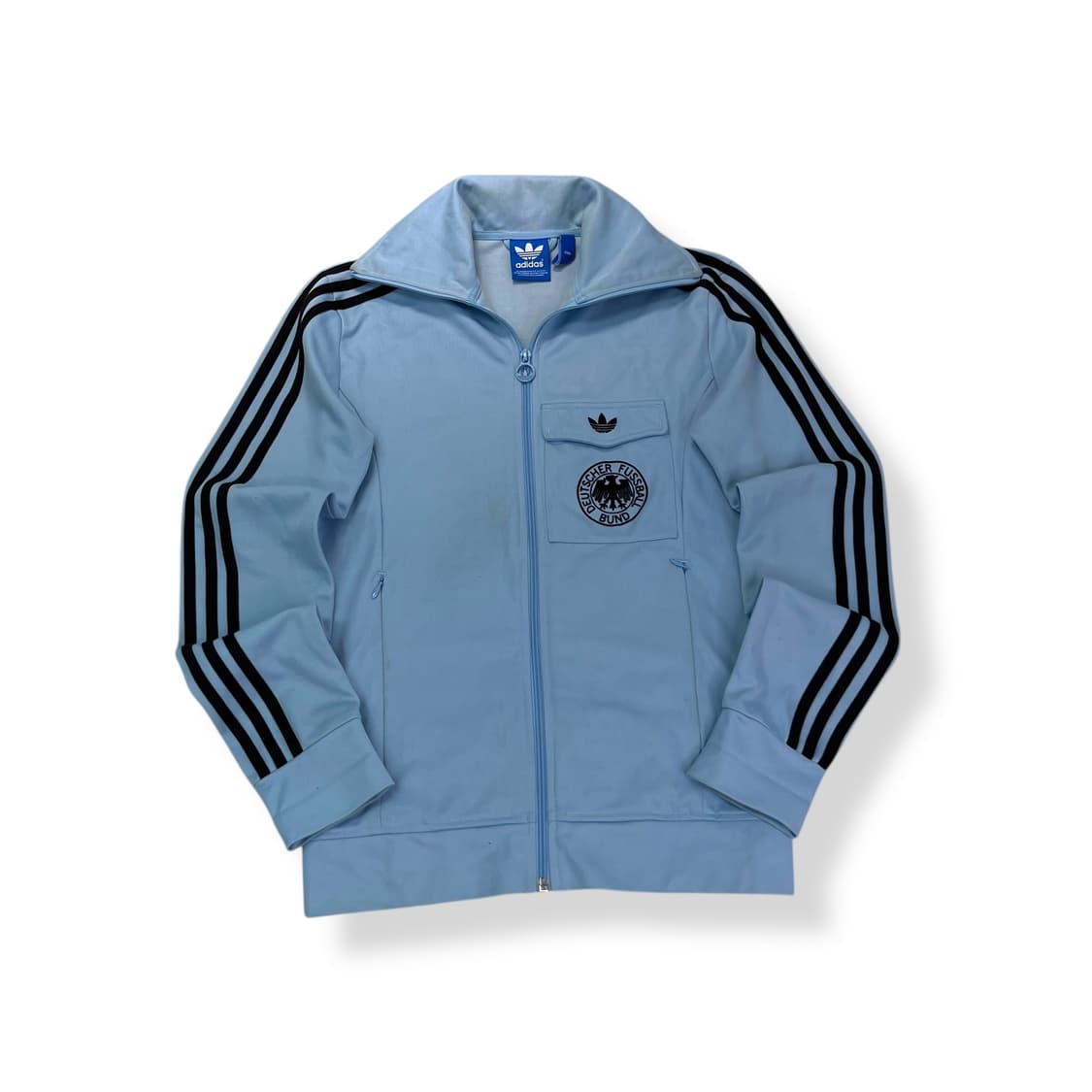 95 아디다스 독일 스카이블루 트랙탑 져지 상품이미지1