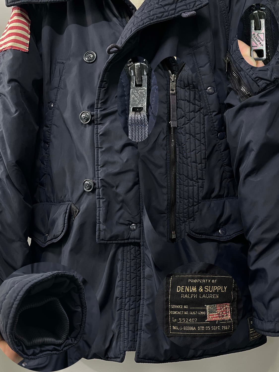 폴로 랄프로렌 N3B 플래그 스노클 필드 다운 파카 자켓 상품이미지7