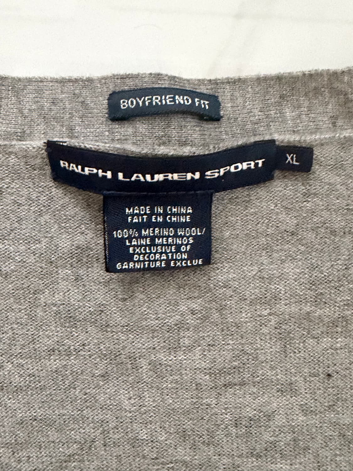 폴로 랄프로렌 스포츠 그레이 가디건 상품이미지4