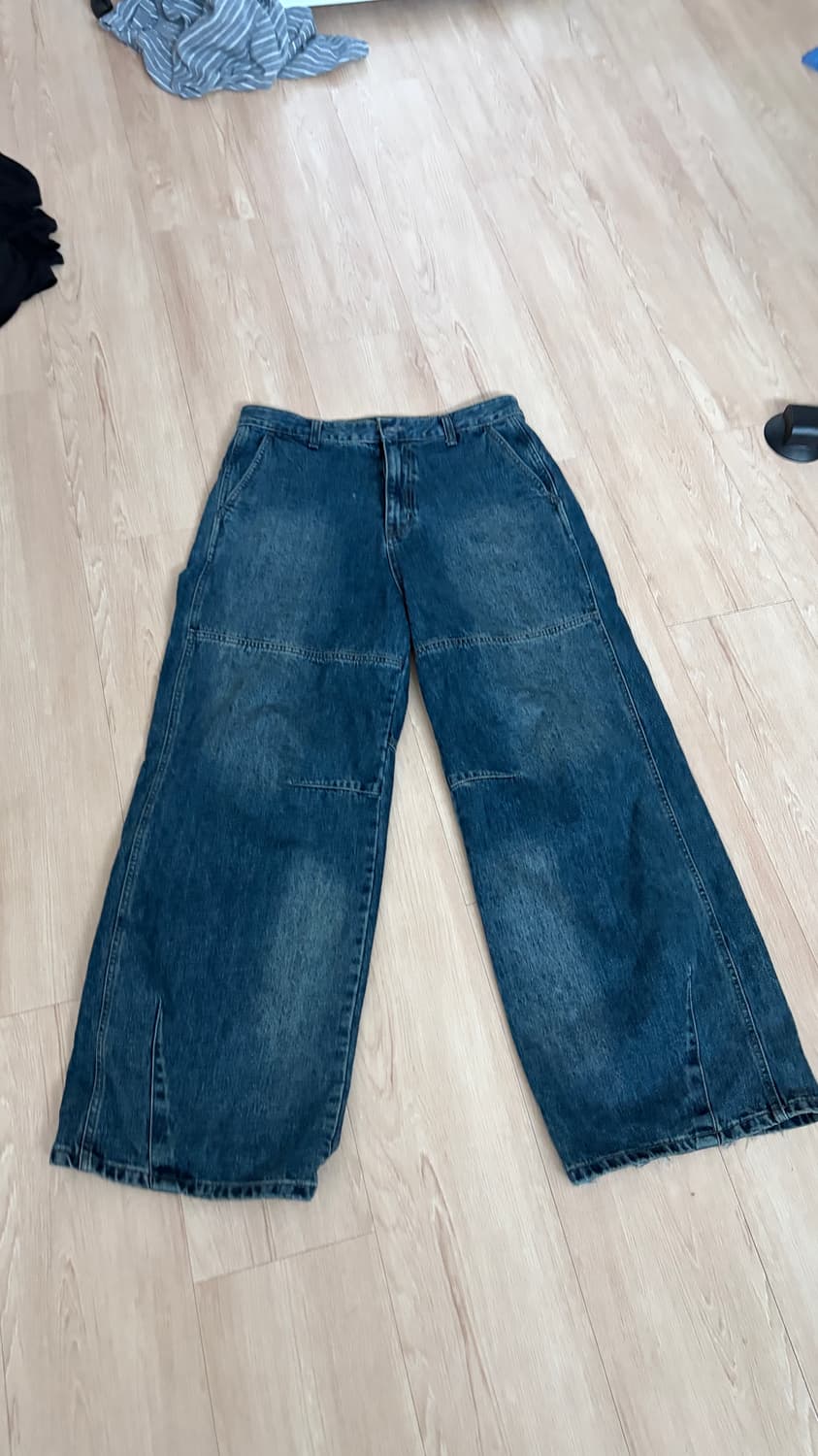 해칭룸 와이드 라인 진 블루 4  상품이미지2