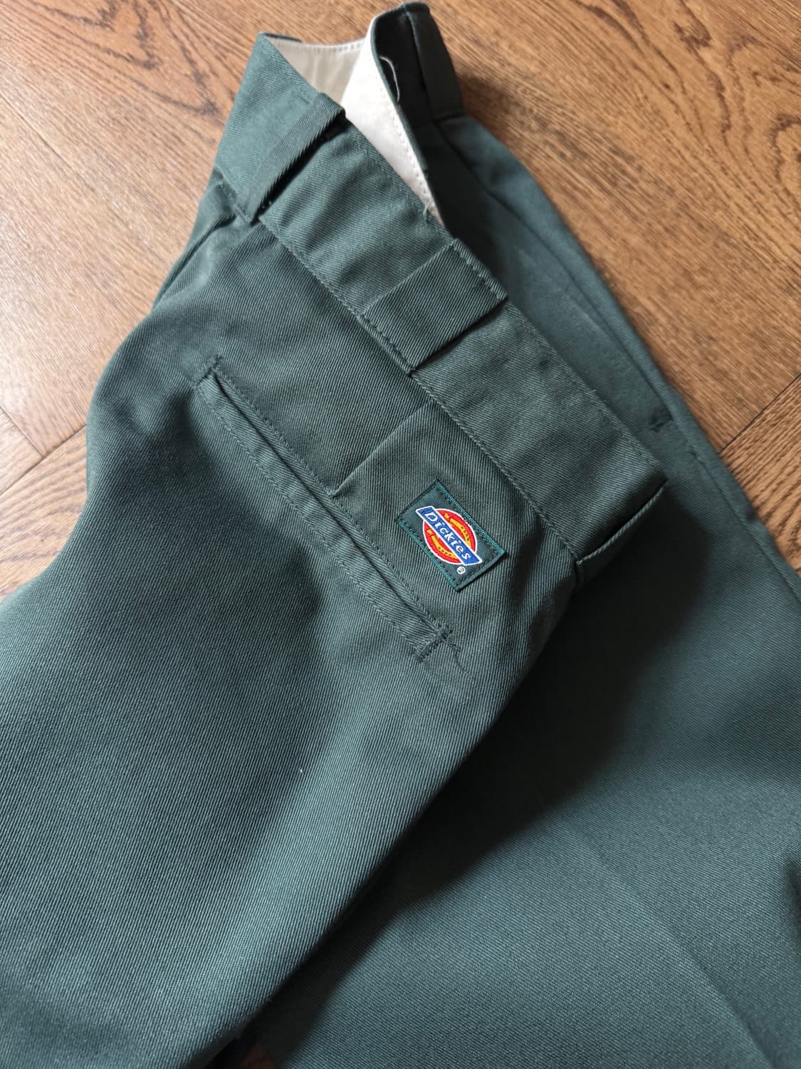 [31]90's 디키즈 874 Made in USA 링컨 그린 워크 팬츠 상품이미지5