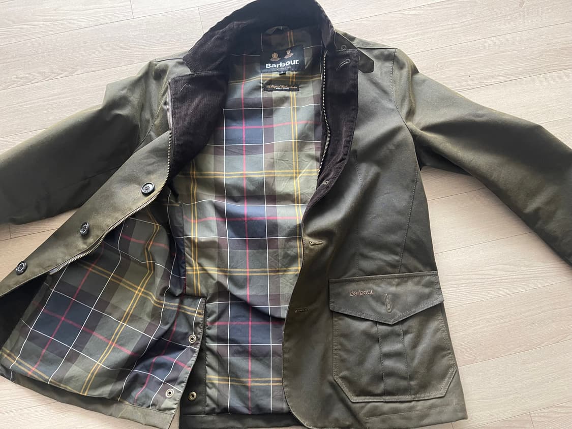 바버 왁싱 하이넥 재킷 상품이미지5