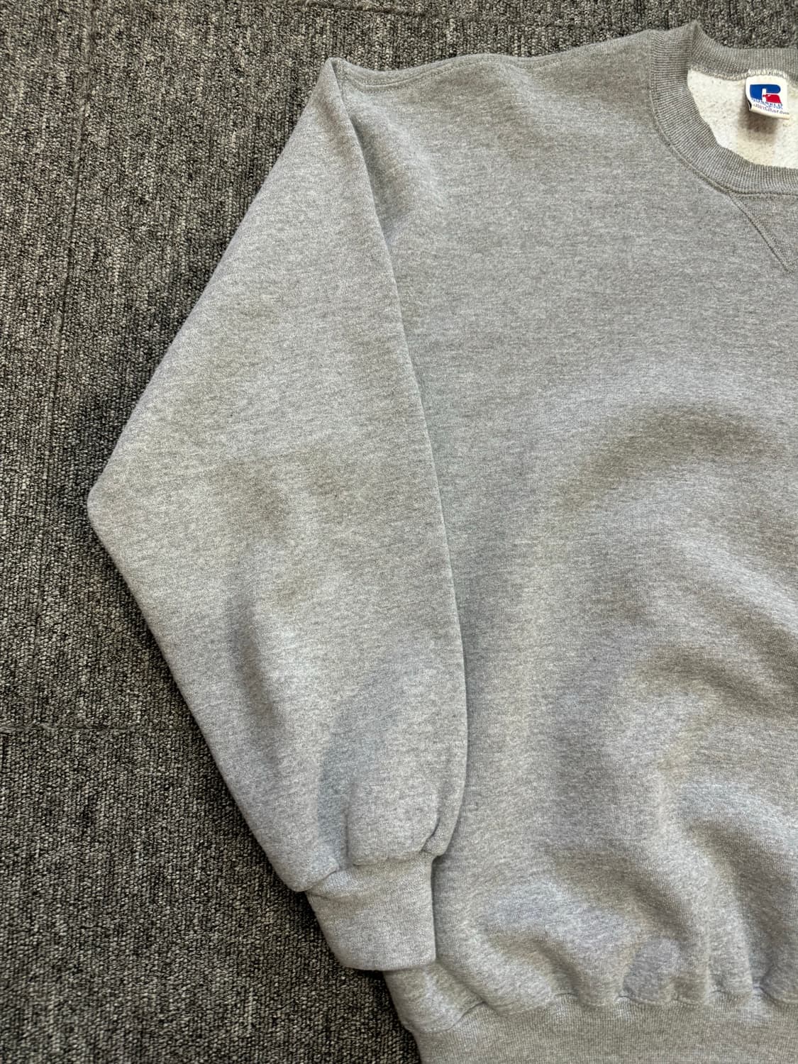 90s USA 러셀 그레이 스웻 XL 상품이미지6