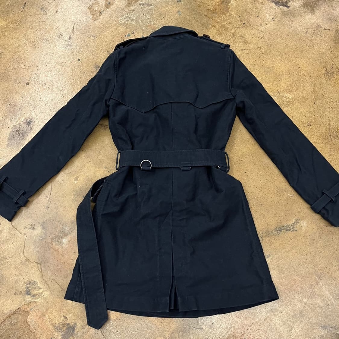 [정품/2] 폴로 랄프로렌 블랙 트렌치코트 b15 상품이미지4