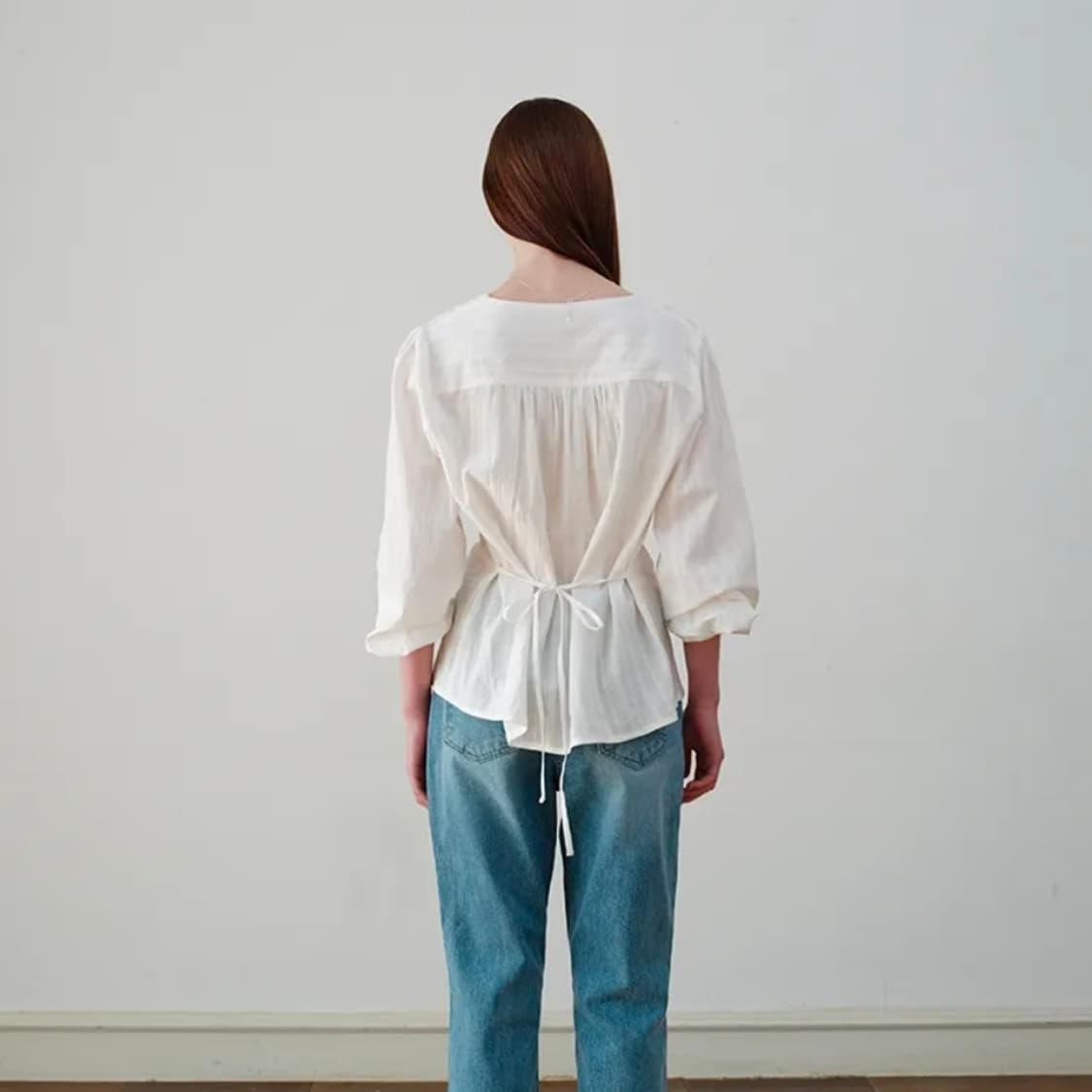 comos 1132  line shirring blouse 상품이미지3