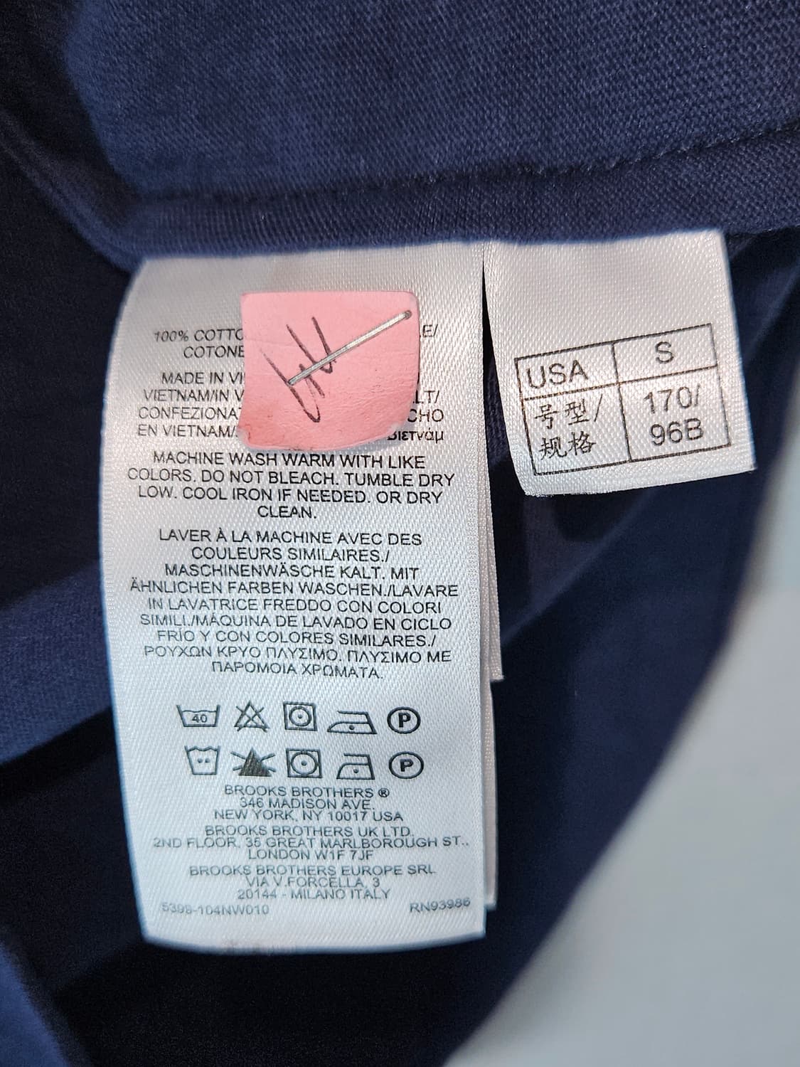 브룩스브라더스 레드플리스 반팔셔츠 클래식 S 95 옴므 1818 상품이미지5
