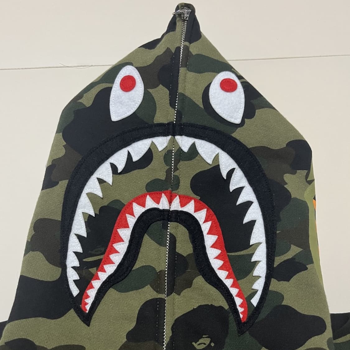 베이프 카모 샤크 풀 후드집업 상품이미지3