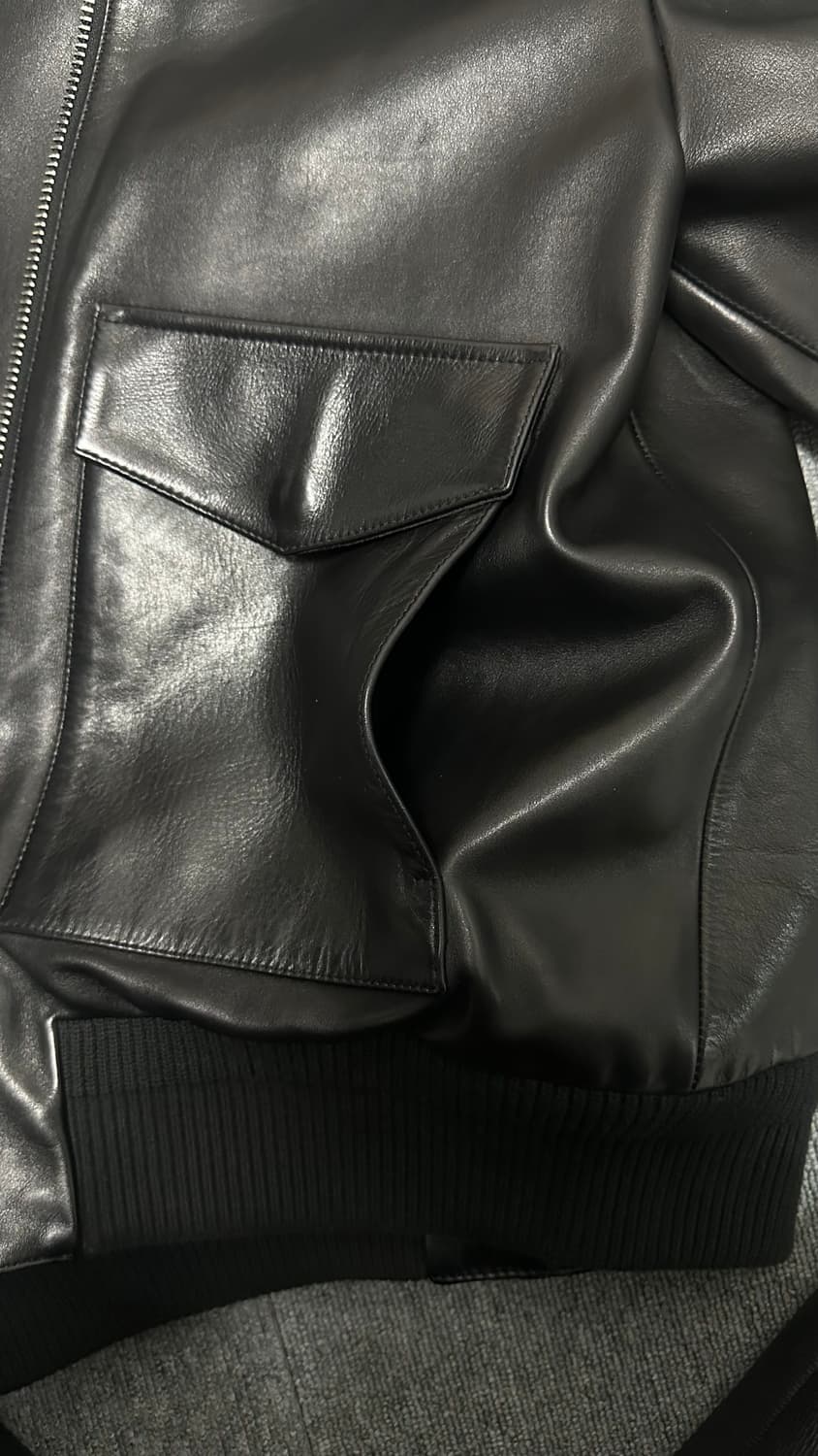 ACNE STUDIOS Leather Bomber  상품이미지5