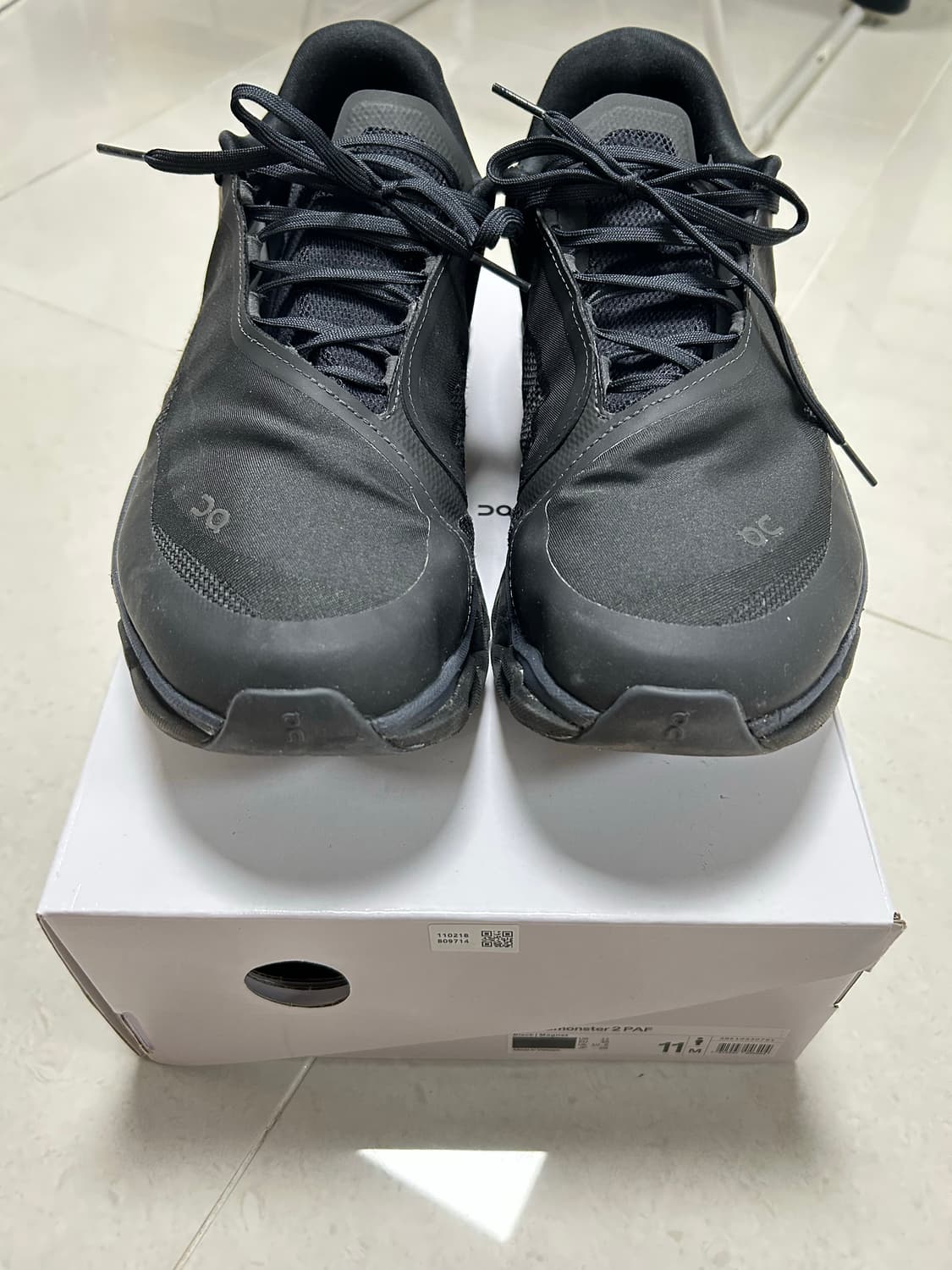 [290] 온러닝 파프 클라우드 몬스터2 블랙 상품이미지4