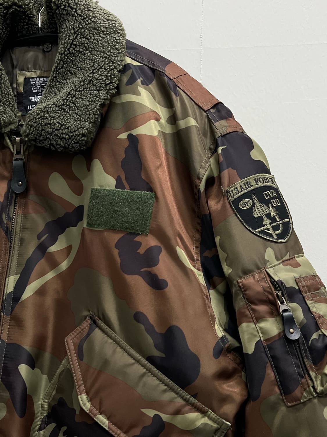 90s 에어포스 우드랜드 플라이트 자켓 상품이미지3