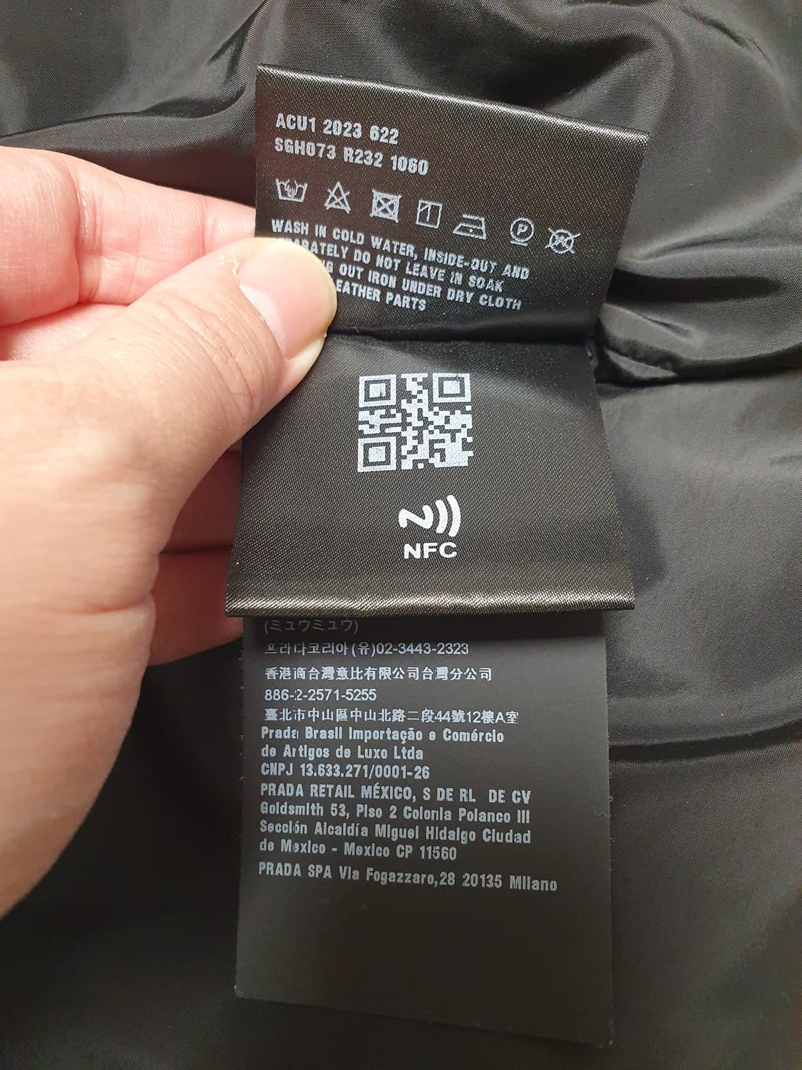 프라다 PRADA 23FW 구스다운 롱패딩 SGH073 M(105~) 상품이미지6