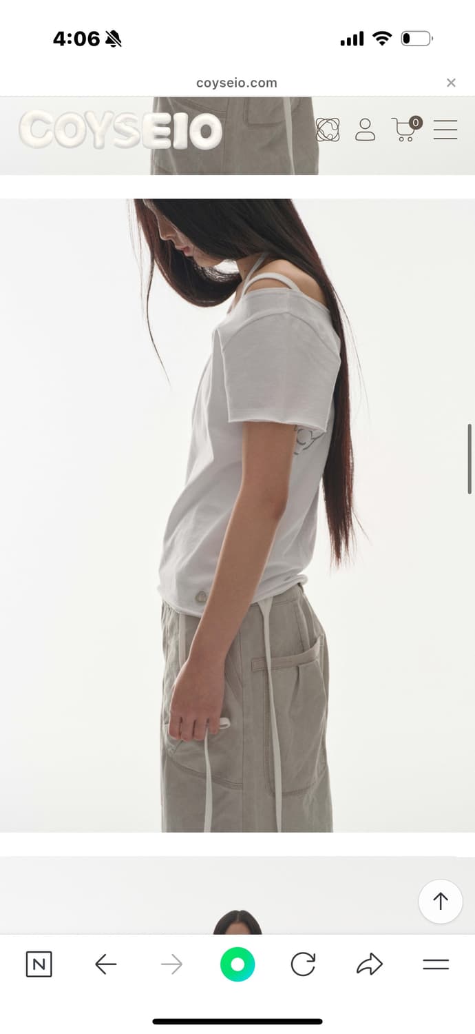 코이세이오 03 wing t-shirt white  상품이미지4