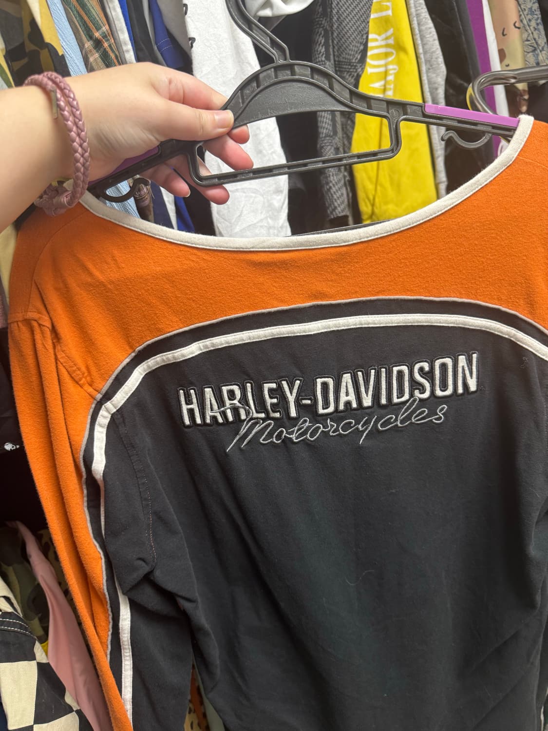 할리 롱스리브 아노락 상의 (희귀매물) 상품이미지2