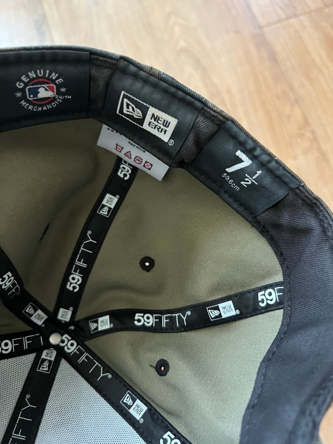 MLB LA 다저스 베이직 피티드캡 우드랜드 카모 상품이미지2