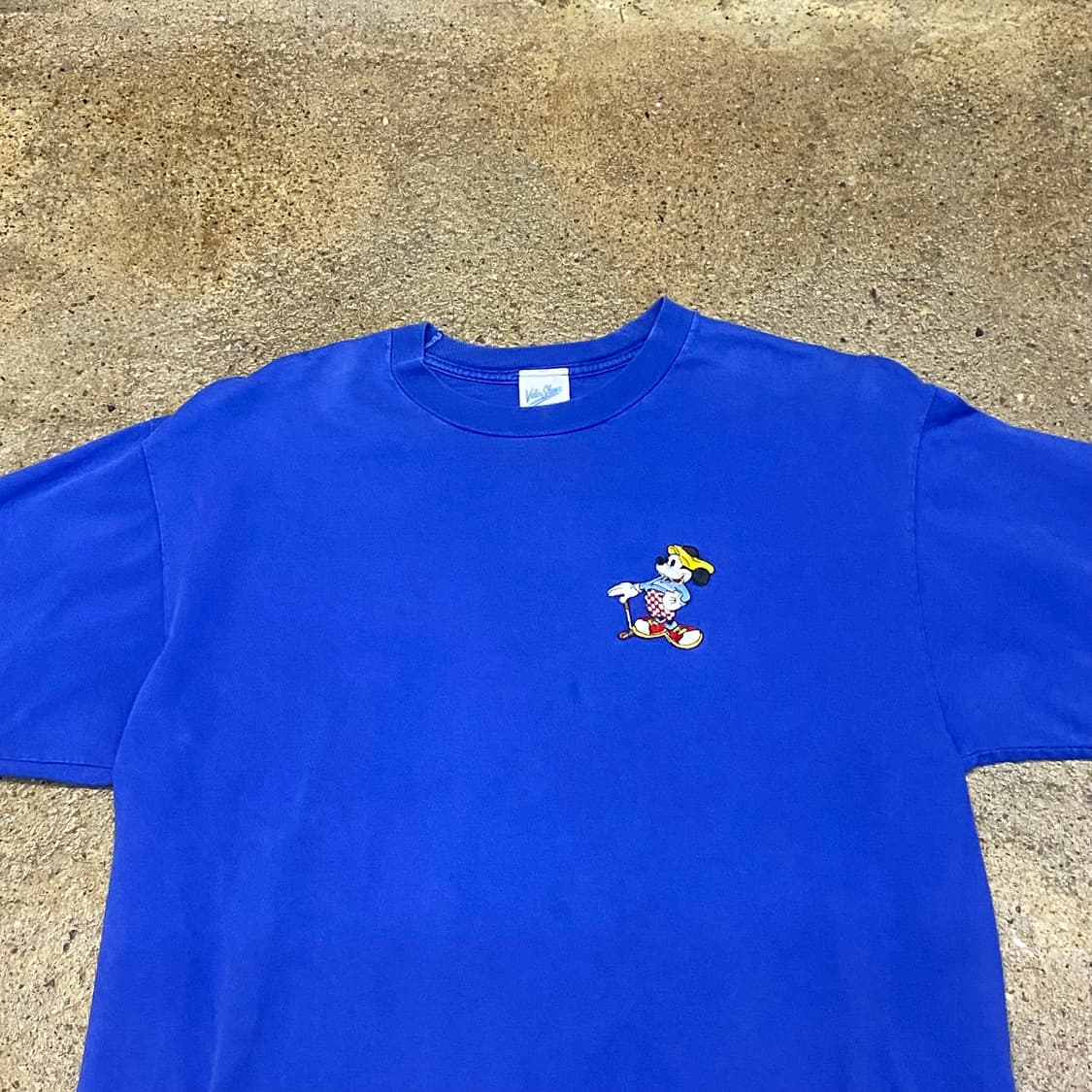 90s Made in USA 미국 빈티지 디즈니 미키마우스 골프 반팔티 상품이미지5