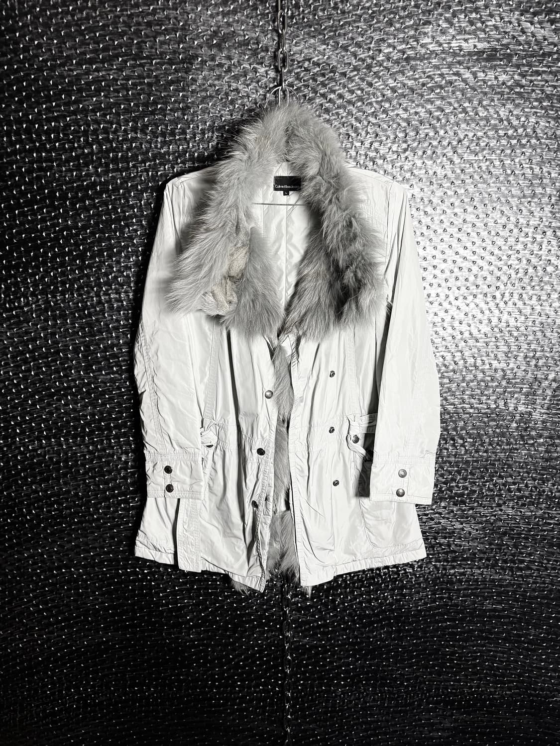 Calvin klein jeans 퍼 나일론 자켓 상품이미지1