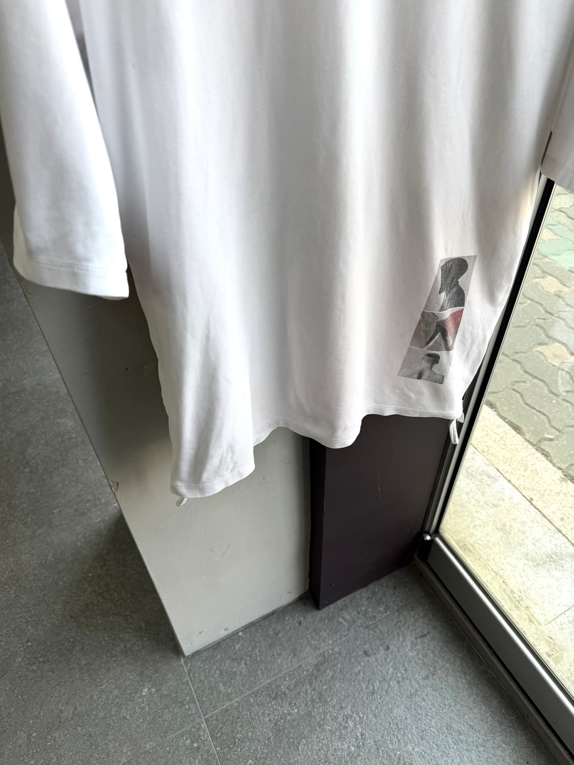 100~105/ 송지오옴므 엔젤윙 프린트 라운드 반팔 상품이미지4