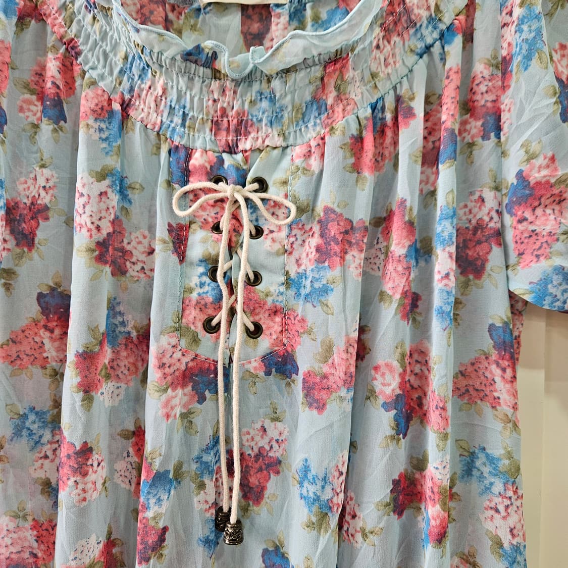 엑시즈팜 (axes femme)  플라워 티어드 원피스 상품이미지3