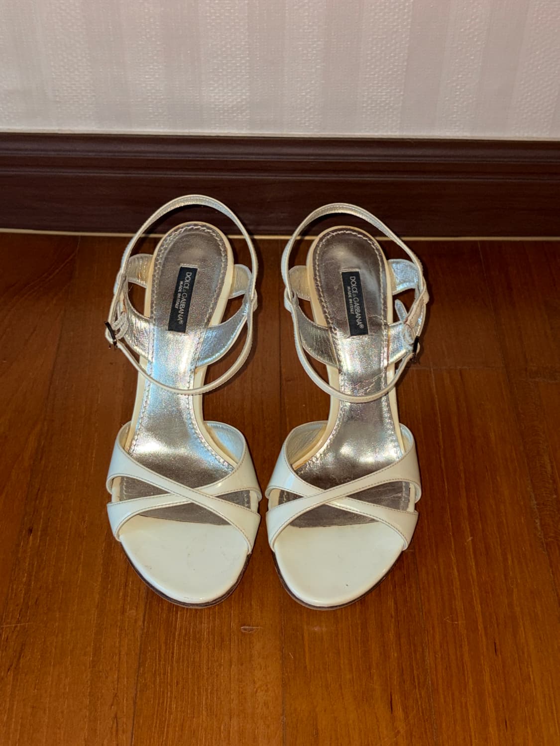 돌체앤가바나 빈티지 키튼 힐 샌들 38 상품이미지2