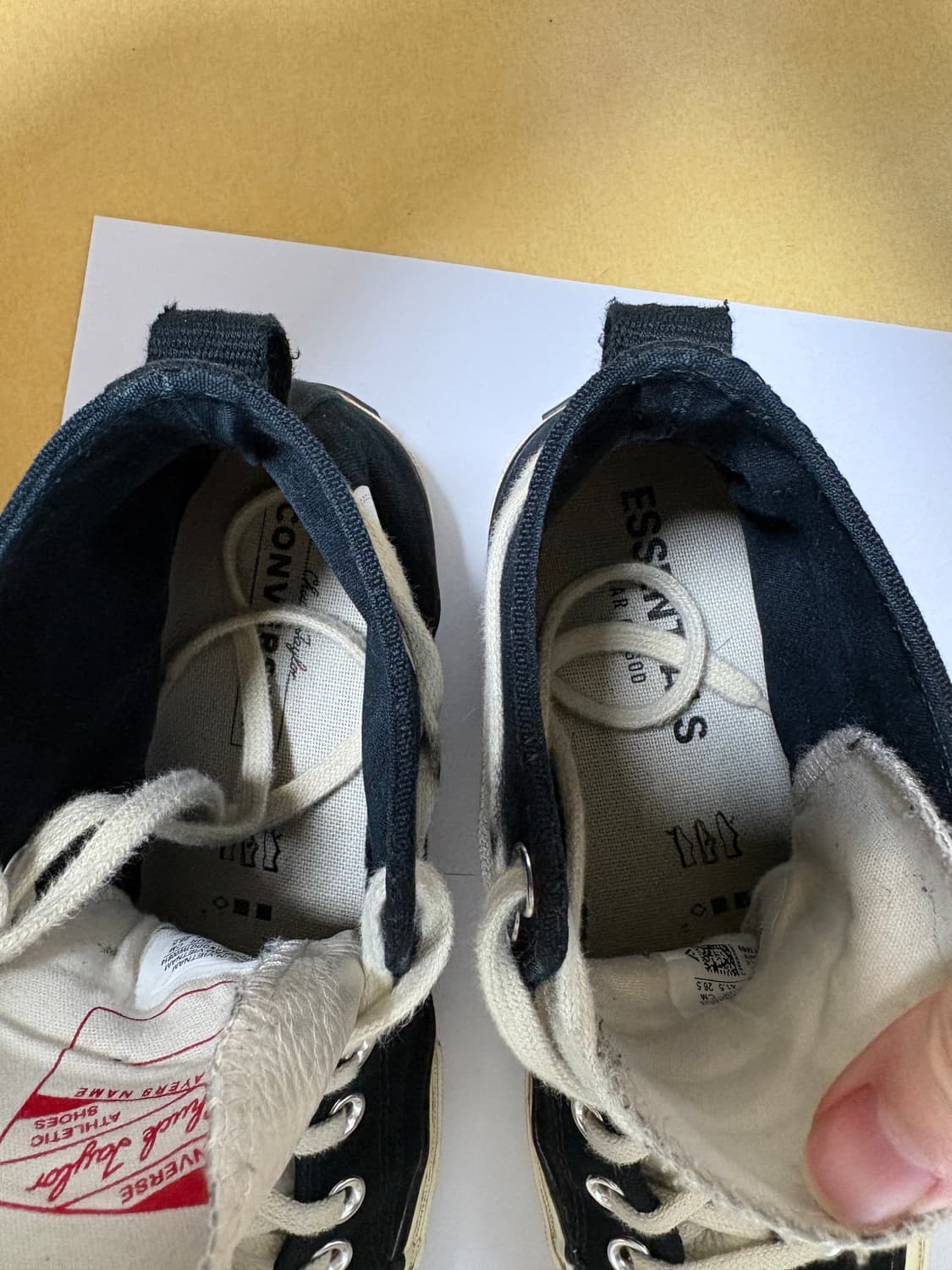 [265] 컨버스 피오갓 에센셜 척테일러 블랙 상품이미지4