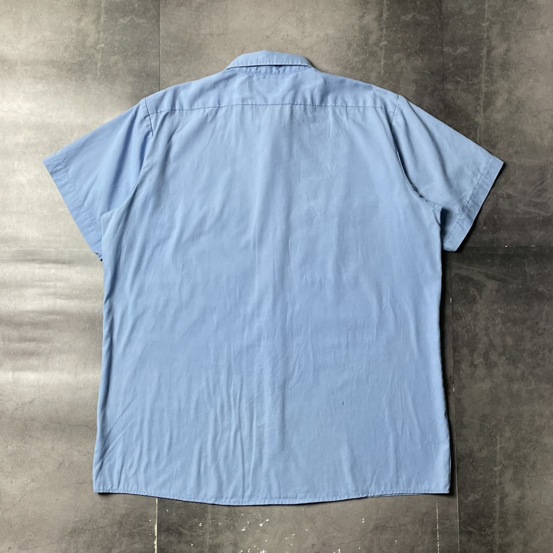 DICKIES 00s 디키즈 라이트블루 프린팅 반팔 워크셔츠 A01049 상품이미지7