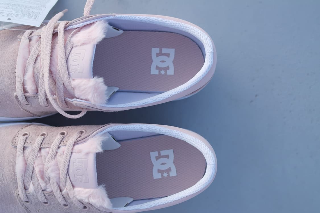 DC Trase Platform SE 핑크 스웨이드 새상품 260 상품이미지6