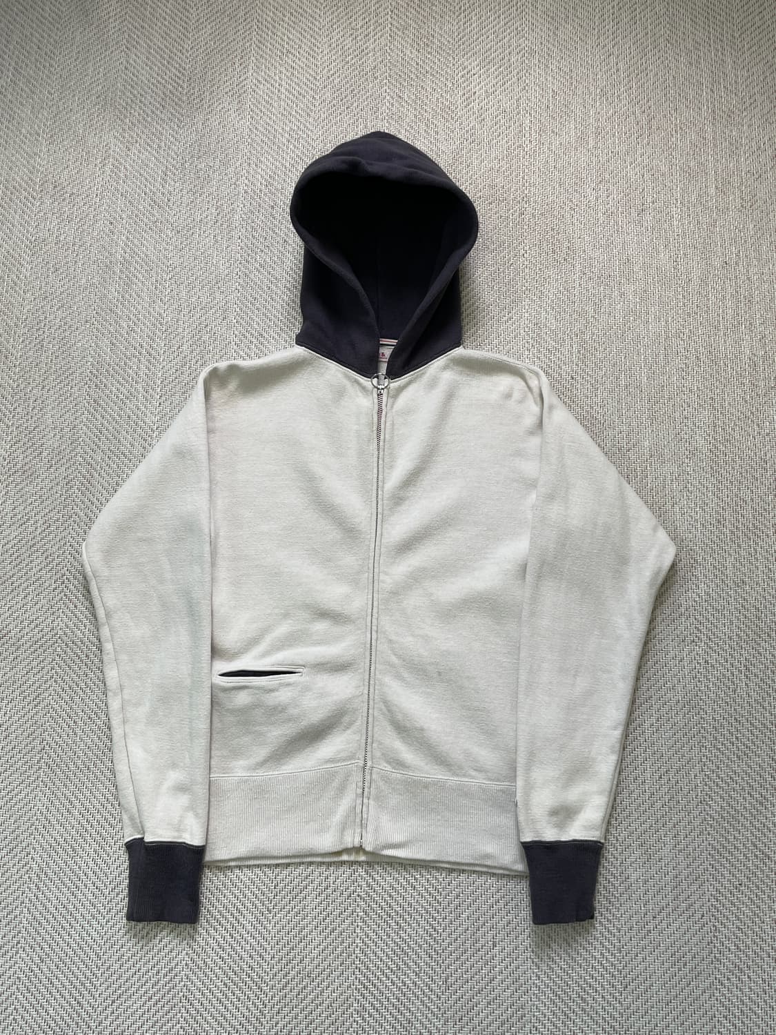 45rpm 투톤 후드 집업  J03904 상품이미지1