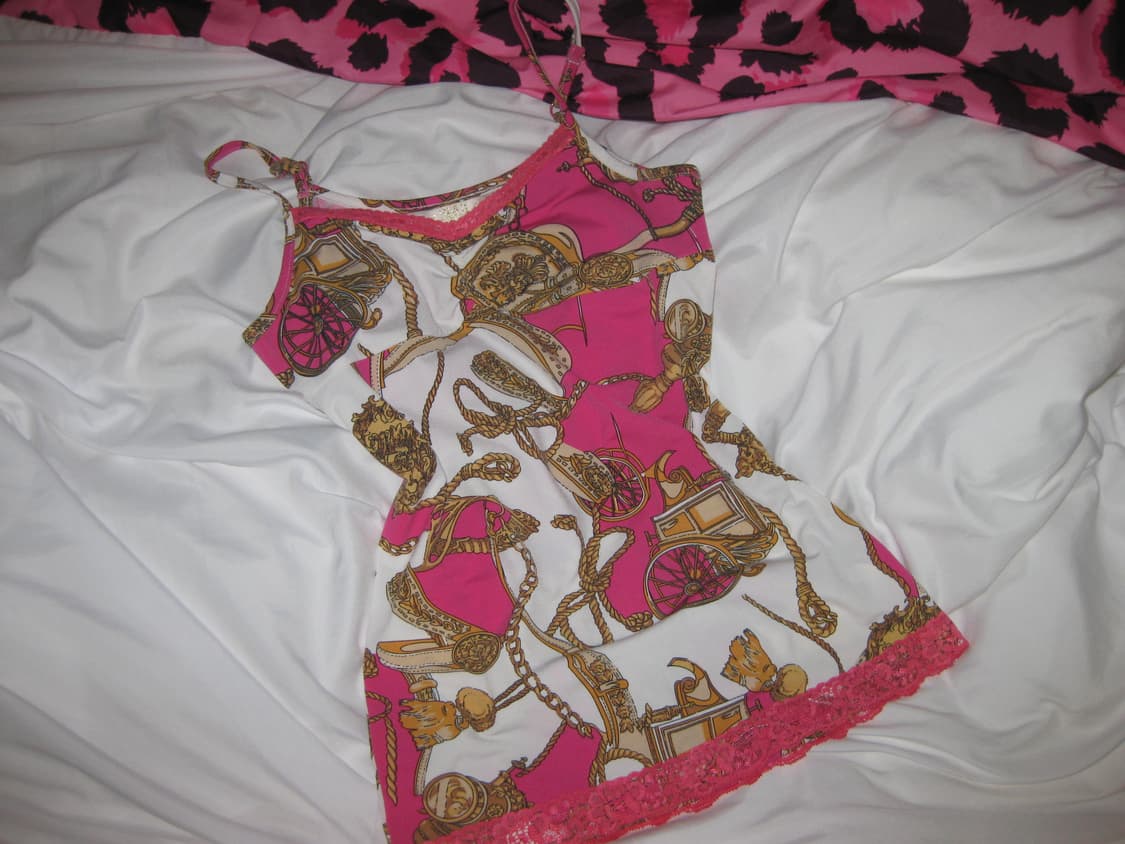 soul divas 갸루 슬리브리스 나시 핑크 상품이미지1