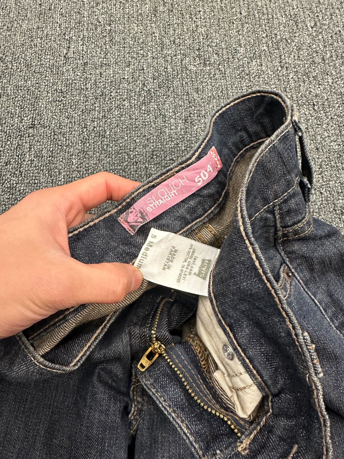 M) 리바이스 504 스트레이트 로우라이즈 데님팬츠 상품이미지6