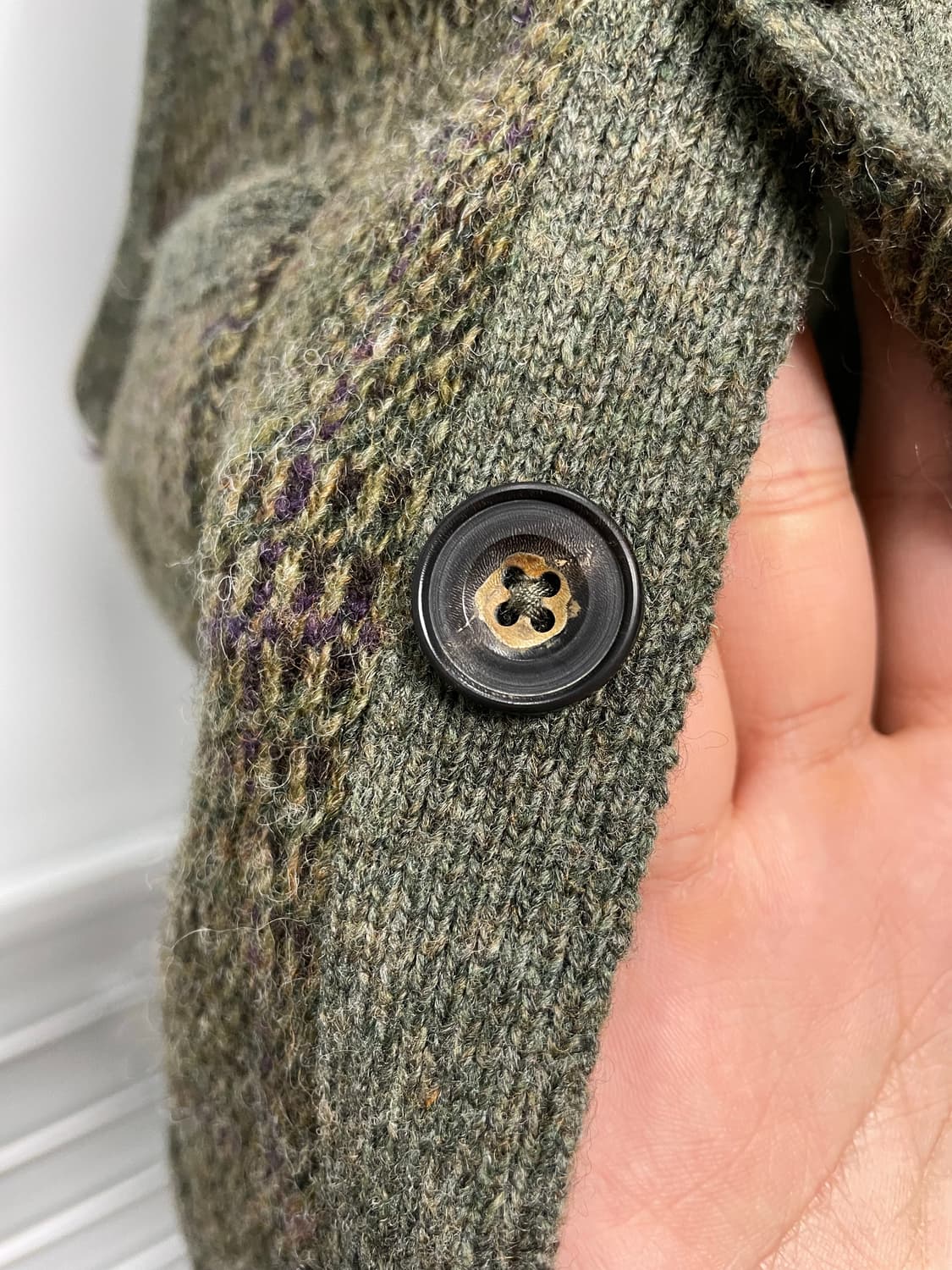 폴로 랄프로렌 글렌 플래드 울 니트 베스트 M 상품이미지3