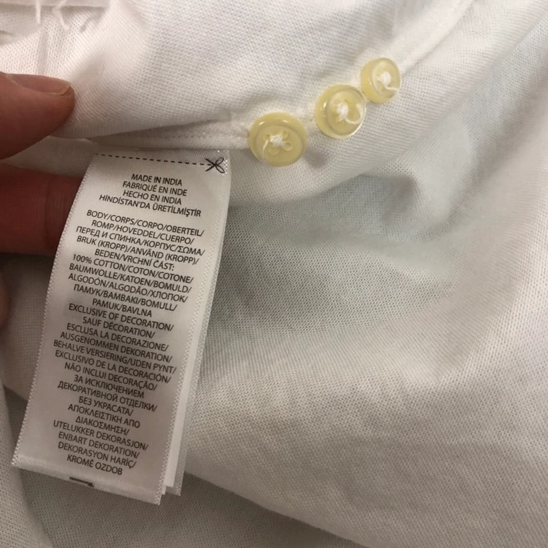 폴로 정품 화이트셔츠 클래식핏 상품이미지5