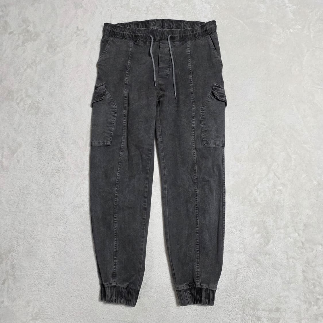 (XL)RARE 레어 피그먼트다잉 카고 조거 팬츠 상품이미지1