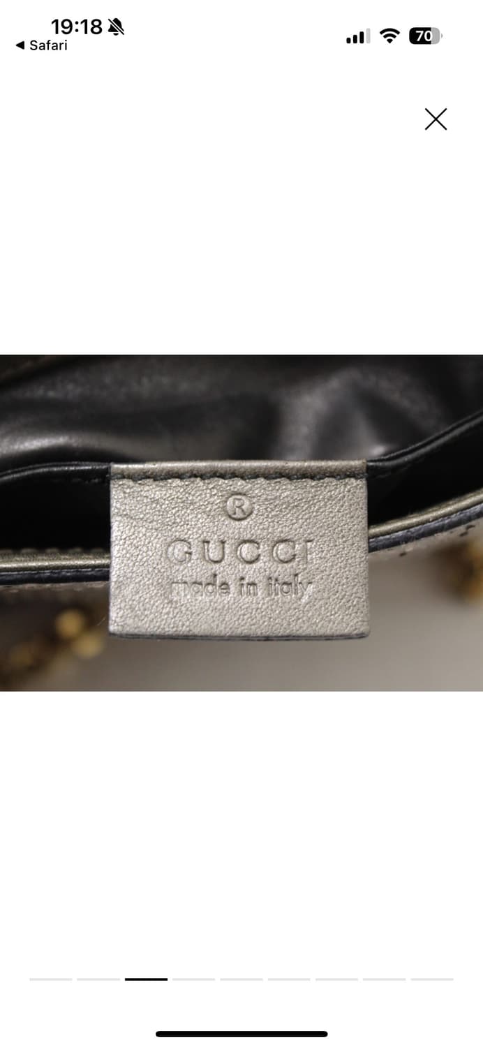 구찌 뱀피 스몰 1973 체인 숄더백 상품이미지8