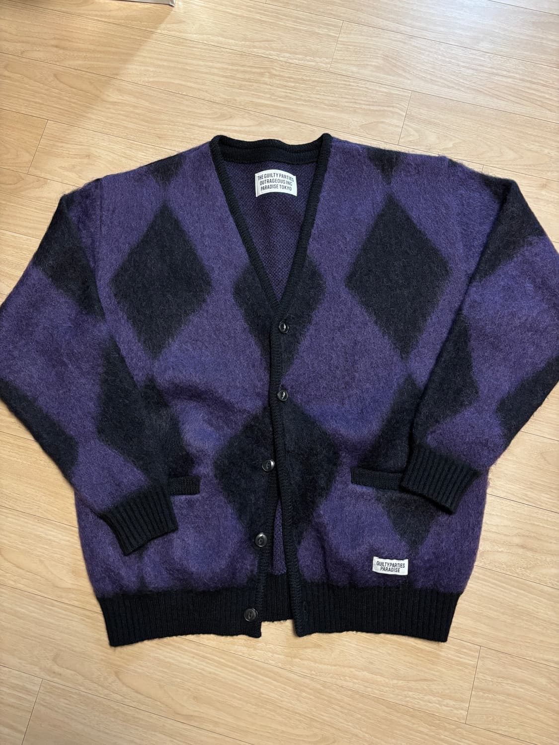 [M] 와코마리아 모헤어 가디건 상품이미지1