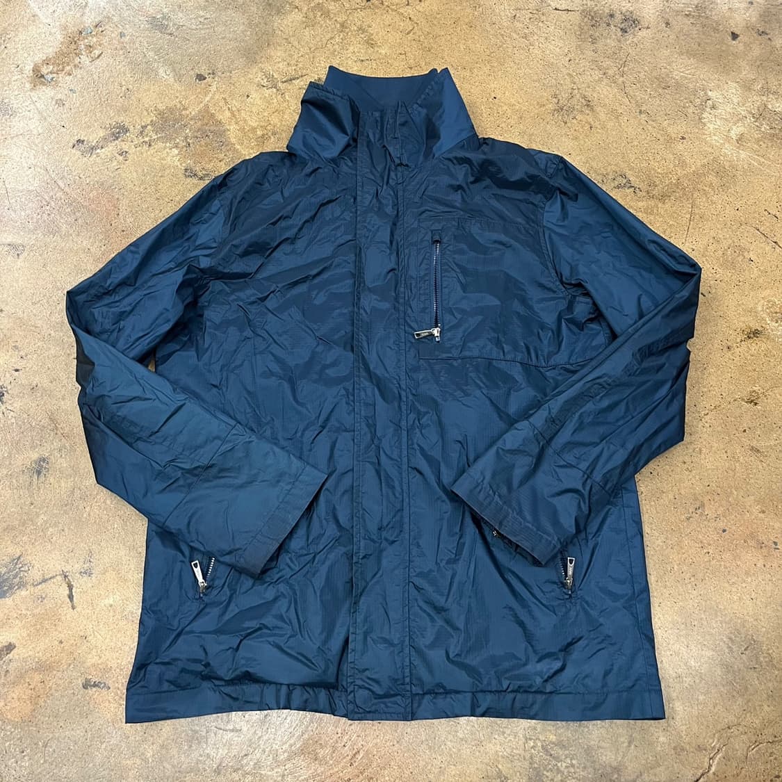 [정품/M] LBJC 네이비색 후드 바람막이 점퍼 b15 상품이미지2