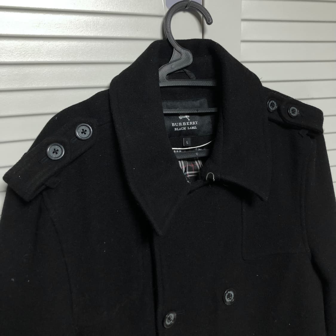 버버리 코트 울 블랙라벨 더블코트 자켓 상품이미지2