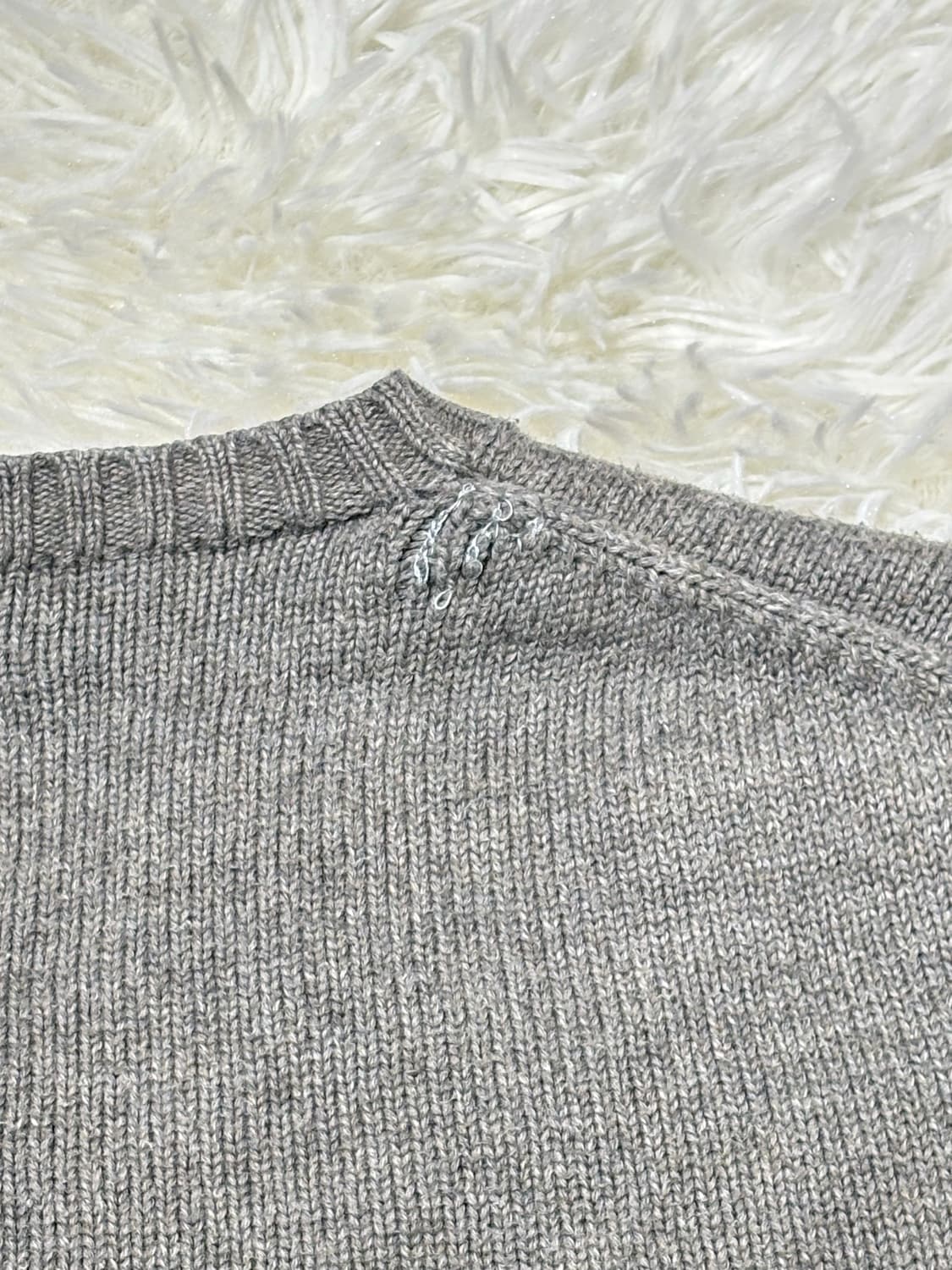 폴로랄프로렌 그레이 포니 라운드 니트 상품이미지6