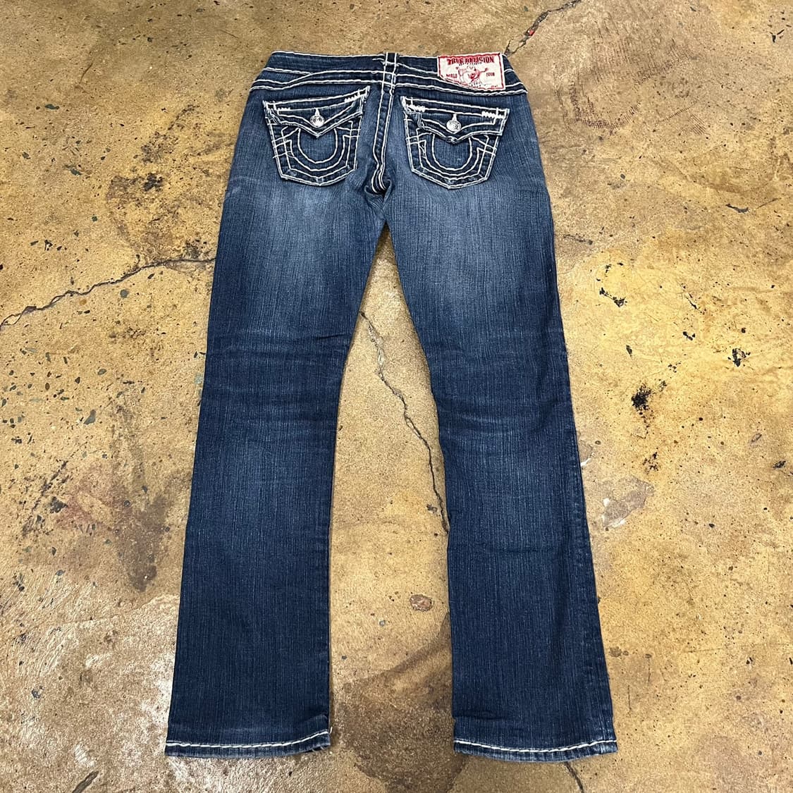 [정품/25] 트루릴리젼 스티치 데님 청바지 b18 상품이미지3