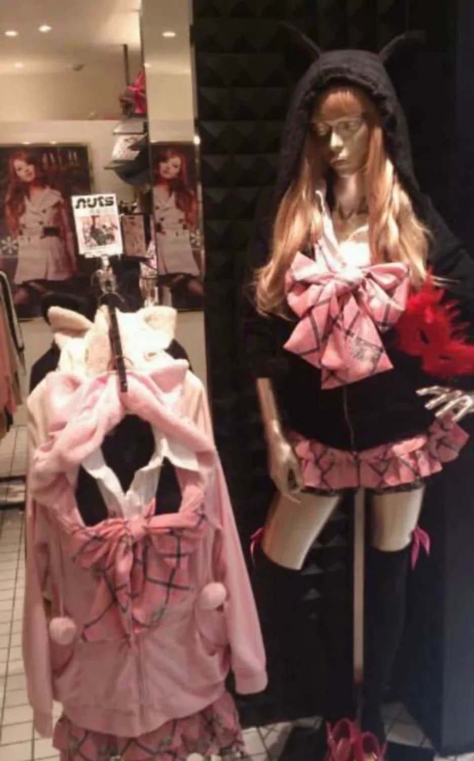 MA*RS 마즈 슈가글로스 체크네코 리본 넥타이 상품이미지3