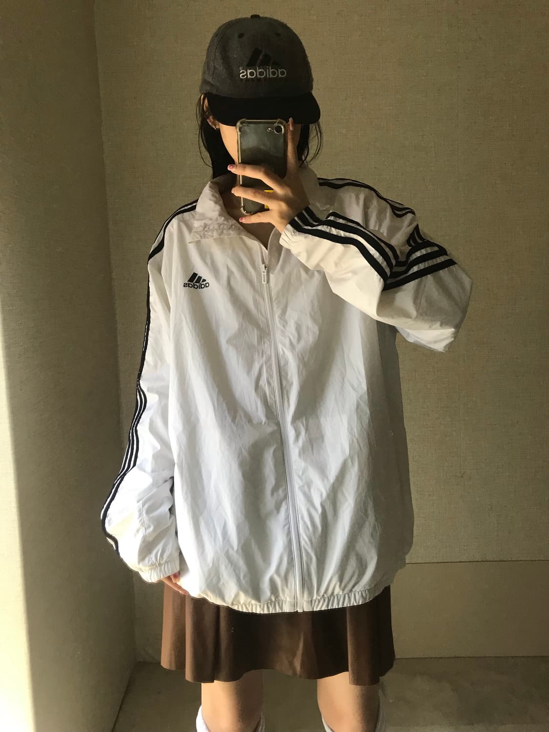 아디다스 흰검 바람막이 상품이미지3