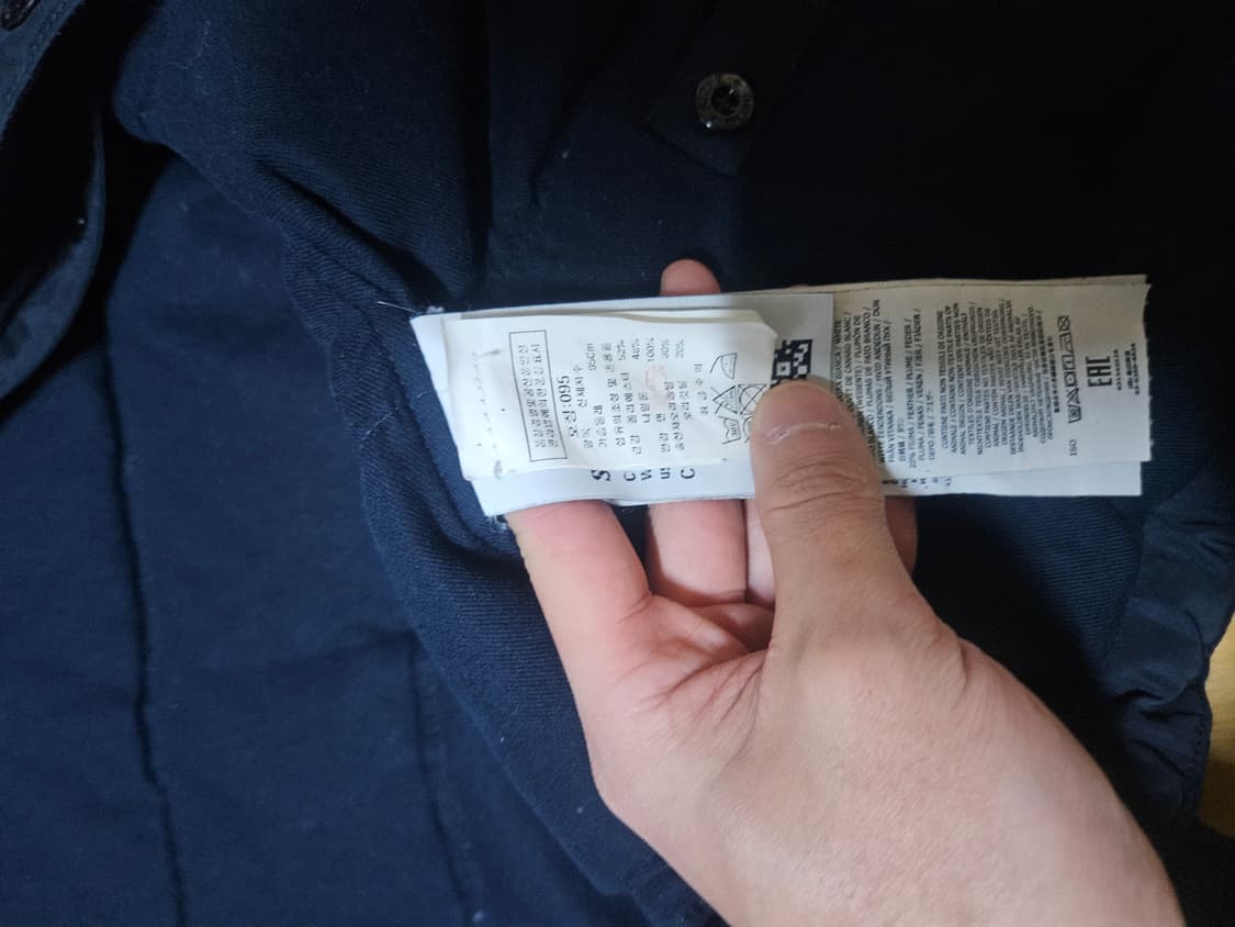 정품 스톤아일랜드 마이크로랩스 구스다운 패딩M사이즈 상품이미지5