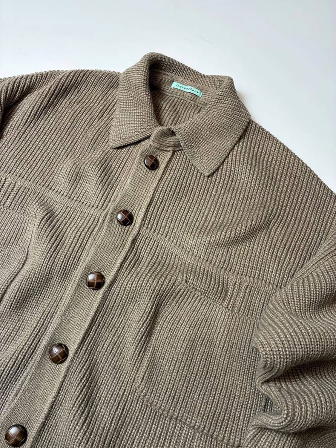 인스턴트펑크 21FW 울 블렌드 니트 가디건 PN8261 상품이미지2