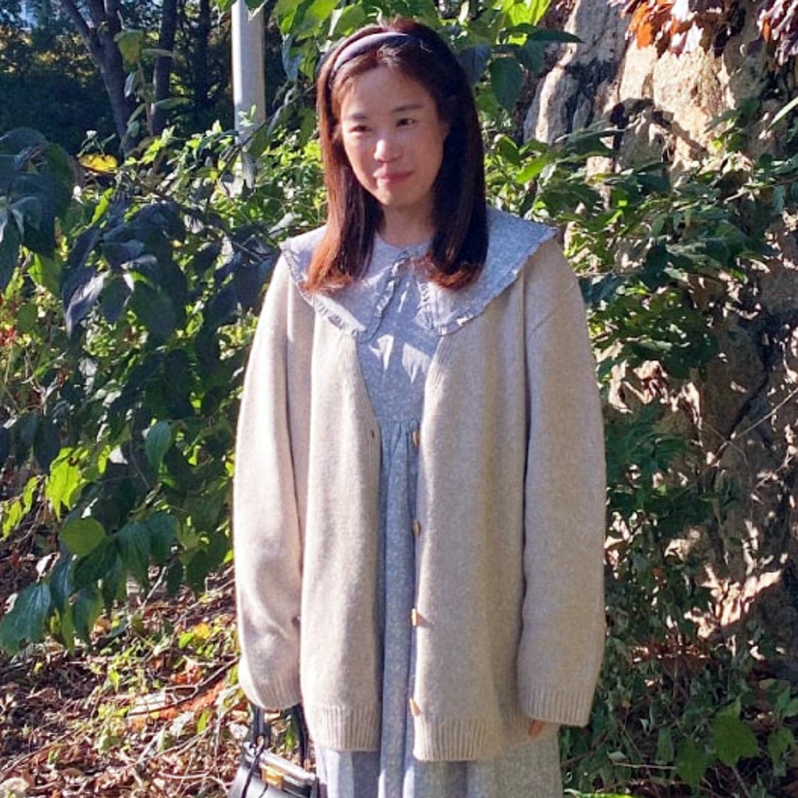 버앤버브(VER&VERVE) 라떼 니트가디건 프리사이즈 상품이미지2