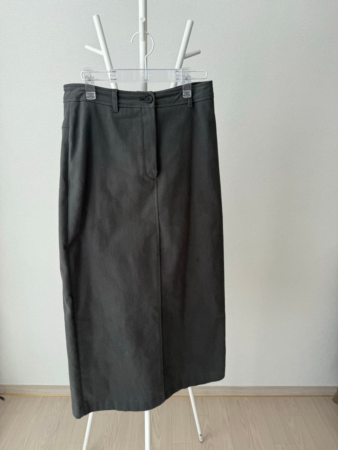 케리에르 BRUSHED COTTON TWILL LONG SKIRT 상품이미지1