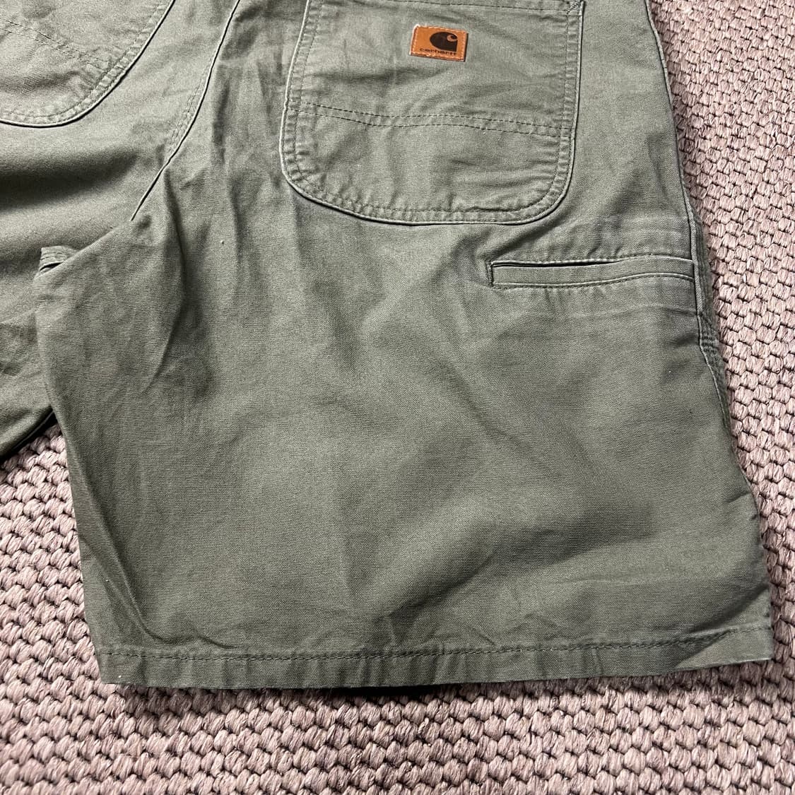 칼하트 카펜터 쇼츠 팬츠 카키 32 상품이미지9